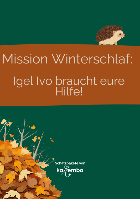 Schatzpaket: Igel Ivo braucht eure Hilfe!